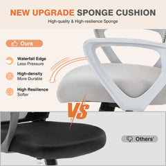 MyDepot Ergonomic Office Mesh Chair with Fixed Armrest