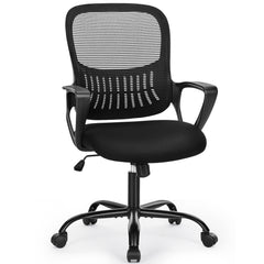 MyDepot Ergonomic Office Mesh Chair with Fixed Armrest