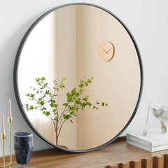 MyDepot Round Wall Mirror for Sinks, Entryways, Living Rooms, Vanities