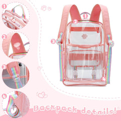 MyDepot Cute Clear Backpack, 
Backpack details!