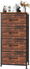 My Depot Bedroom Dresser with 4 Storage Drawers Suitable for Clothes, Kids Room, Living Room, Hallway, Entrance - My Depot