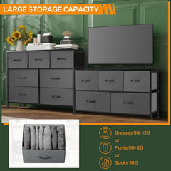 My Depot Bedroom Dresser with 7 Fabric Drawers 
LARGE STORAGE CAPACITY