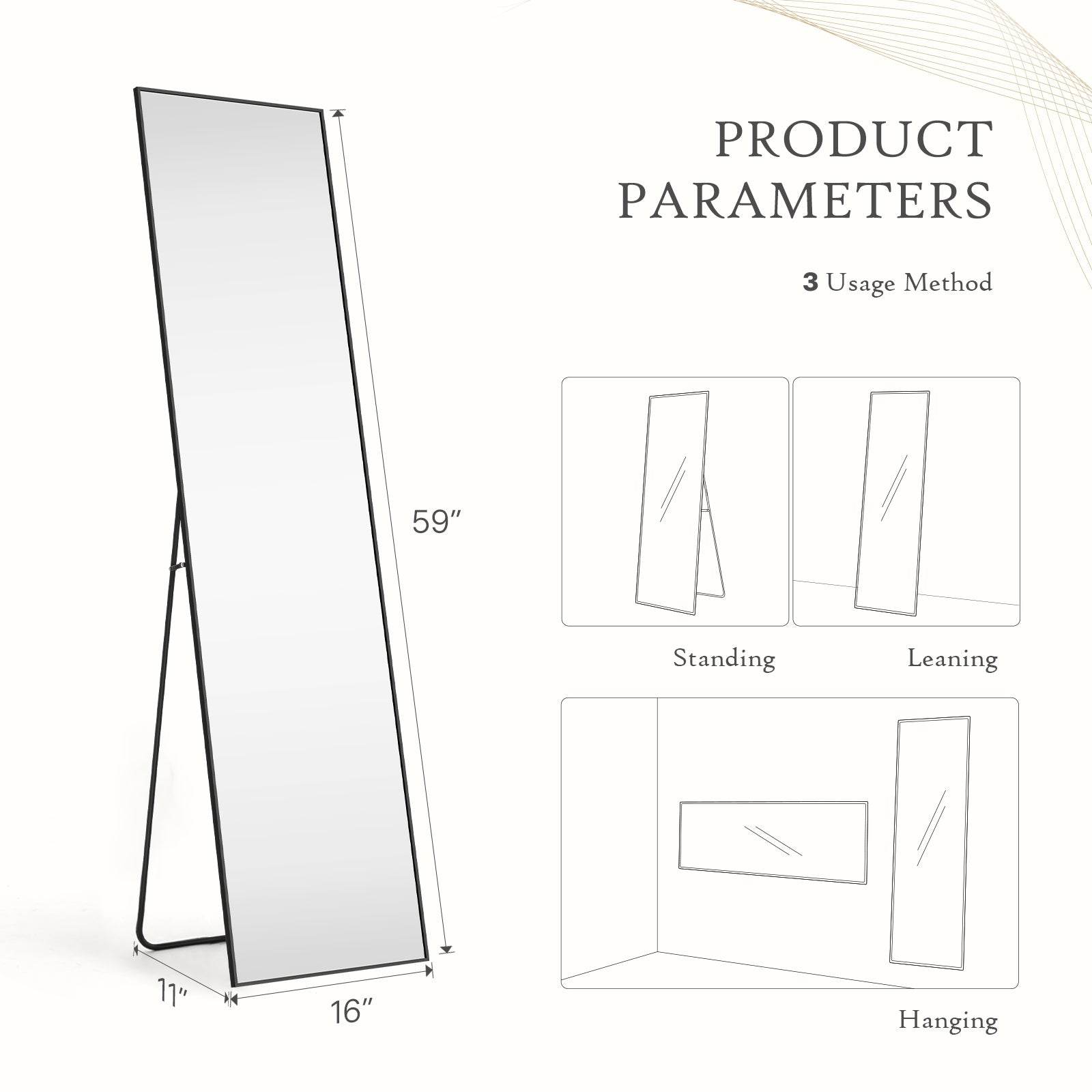 MyDepot Full LengthMirror 
PRODUCTPARAMETERS