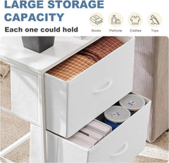 My Depot Nightstand with 2 Fabric Drawers
LARGE STORAGECAPACITY