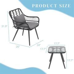 My Depot Outdoor Rattan Sofa 3-Piece
PRODUCT SIZE