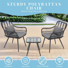 My Depot Outdoor Rattan Sofa 3-Piece
STURDY POLYRATTANCHAIR