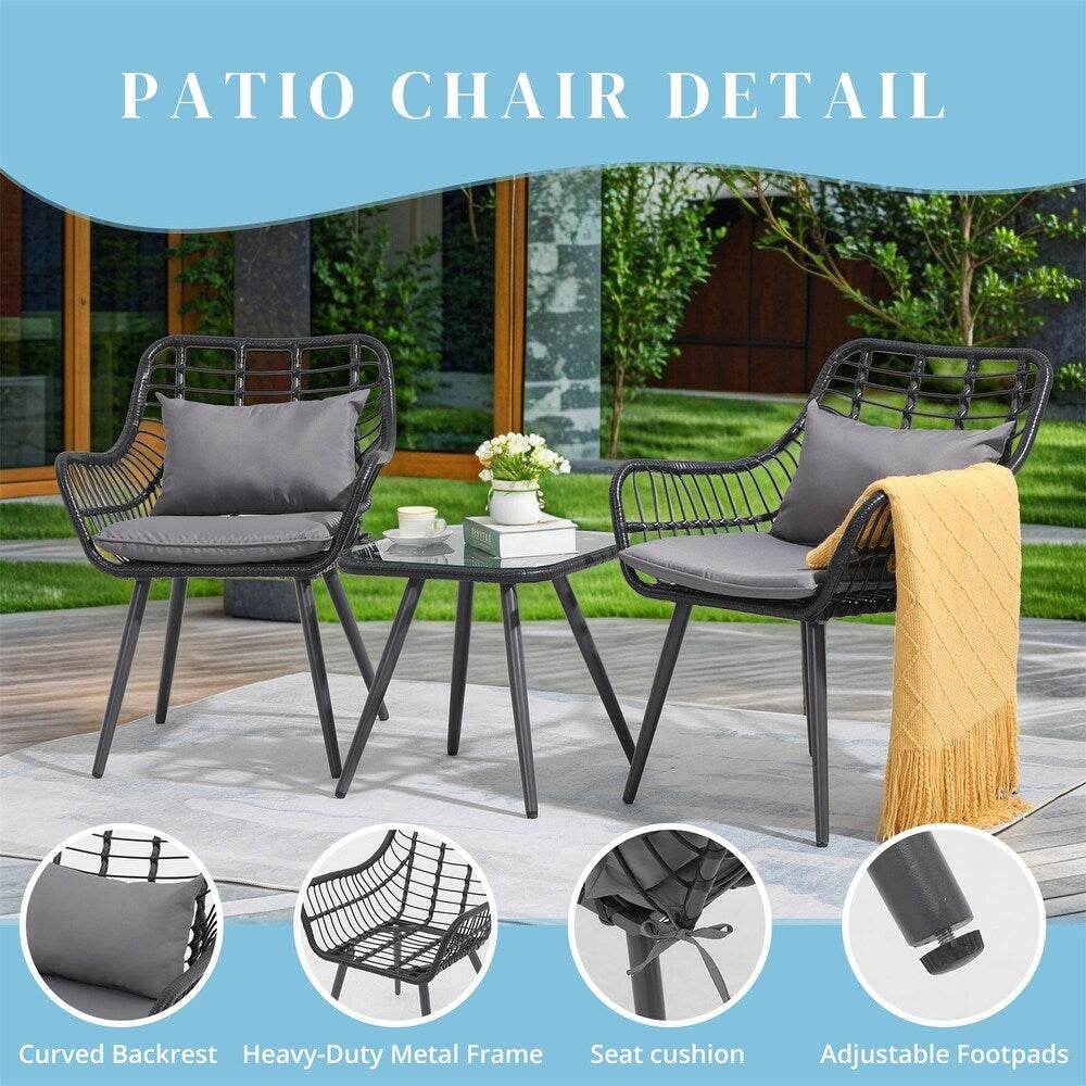 My Depot Outdoor Rattan Sofa 3-Piece
PATIO CHAIR DETAIL