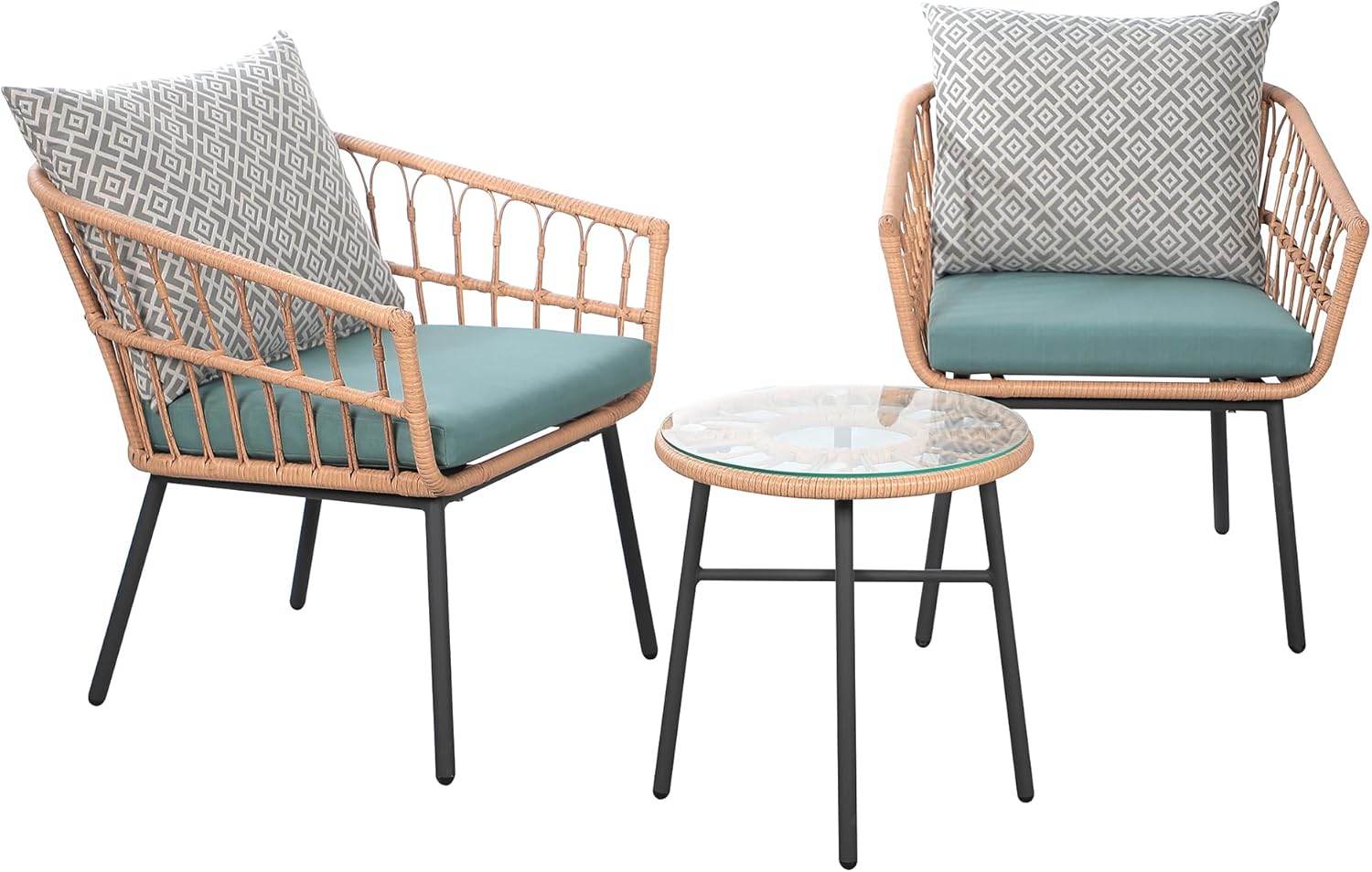 My Depot Outdoor Rattan Chair 3 Piece Set 3 Piece Set 
Natural
SPMD-OLWFCH