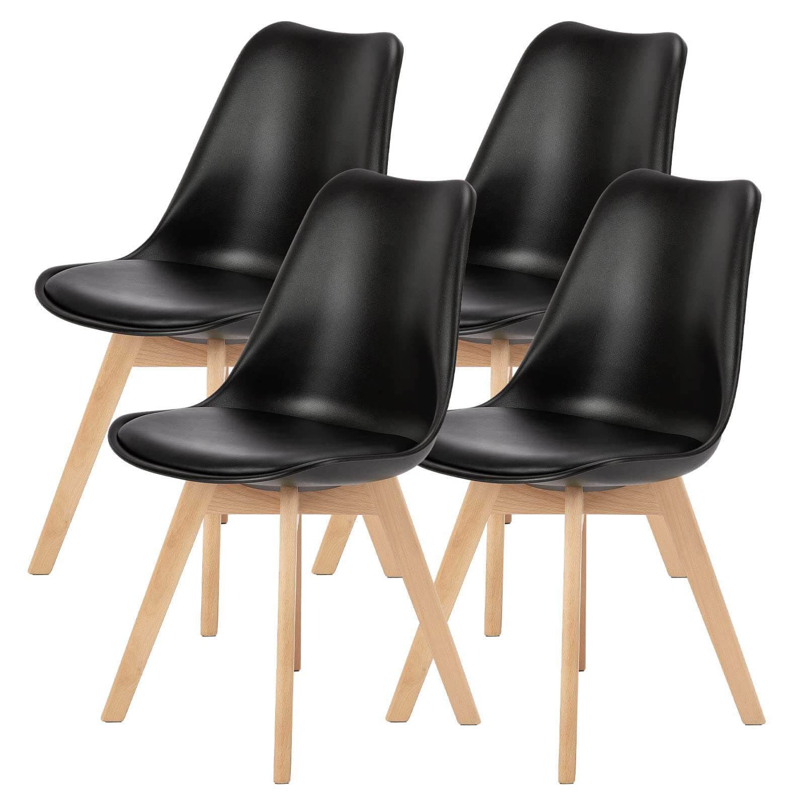 MyDepot Dining Chairs Set of 4 Mid
Black
SPMD-C-1190-4P-BK