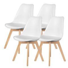 MyDepot Dining Chairs Set of 4 Mid
White
SPMD-C-1190-4P-WT