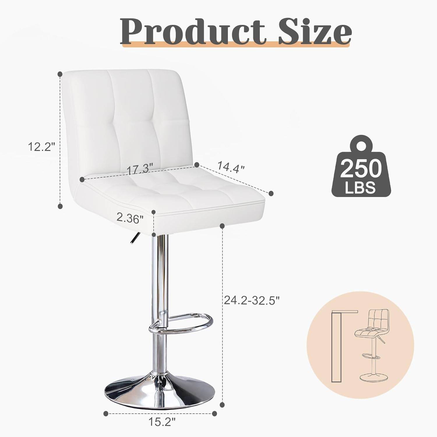 MyDepot Bar Stool 2 Piece Set
Product Size