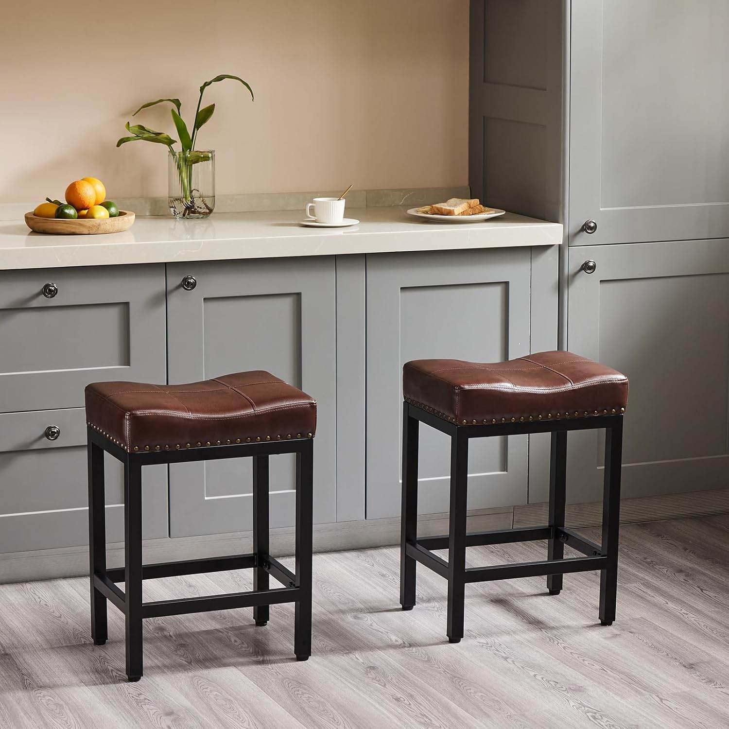 MyDepot Bar Stools Set 
Brown
SPMD-C-6100-2P-BN