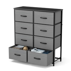 MyDepot Bedroom Dresser Organizer with Drawers 
Grey
SPMD-CAB-10BC-GY