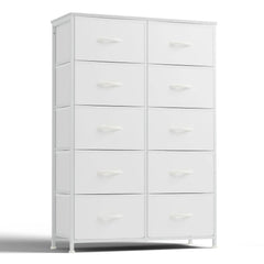 MyDepot Bedroom Dresser Organizer with Drawers 
White
SPMD-CAB-10BC-WT