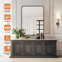 MyDepot Black Bathroom Vanity Mirror for Wall - My Depot