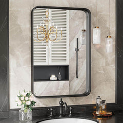 MyDepot Black Bathroom Vanity Mirror for Wall - My Depot