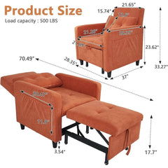 MyDepot Convertible Chair Bed
Product Size