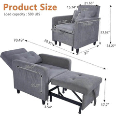 MyDepot Convertible Chair Bed
Product Size