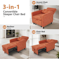 MyDepot Convertible Chair Bed
3-in-1
ConvertibleSleeper Chair Bed