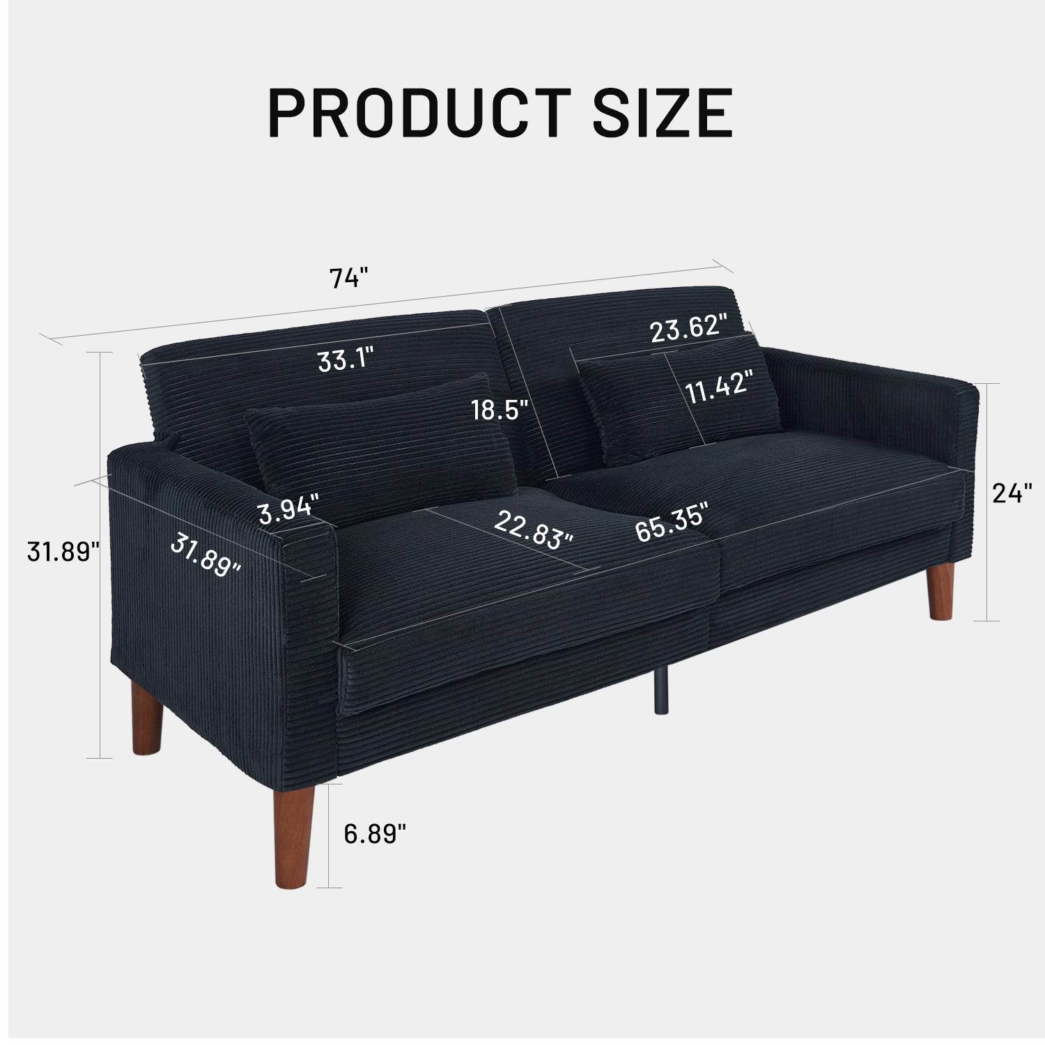 MyDepot Couch Sofa
PRODUCT SIZE