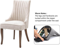 MyDepot Dining Chair
Warm Notes :
The legs and hardwares aretucked within the zippercompartment under the seat