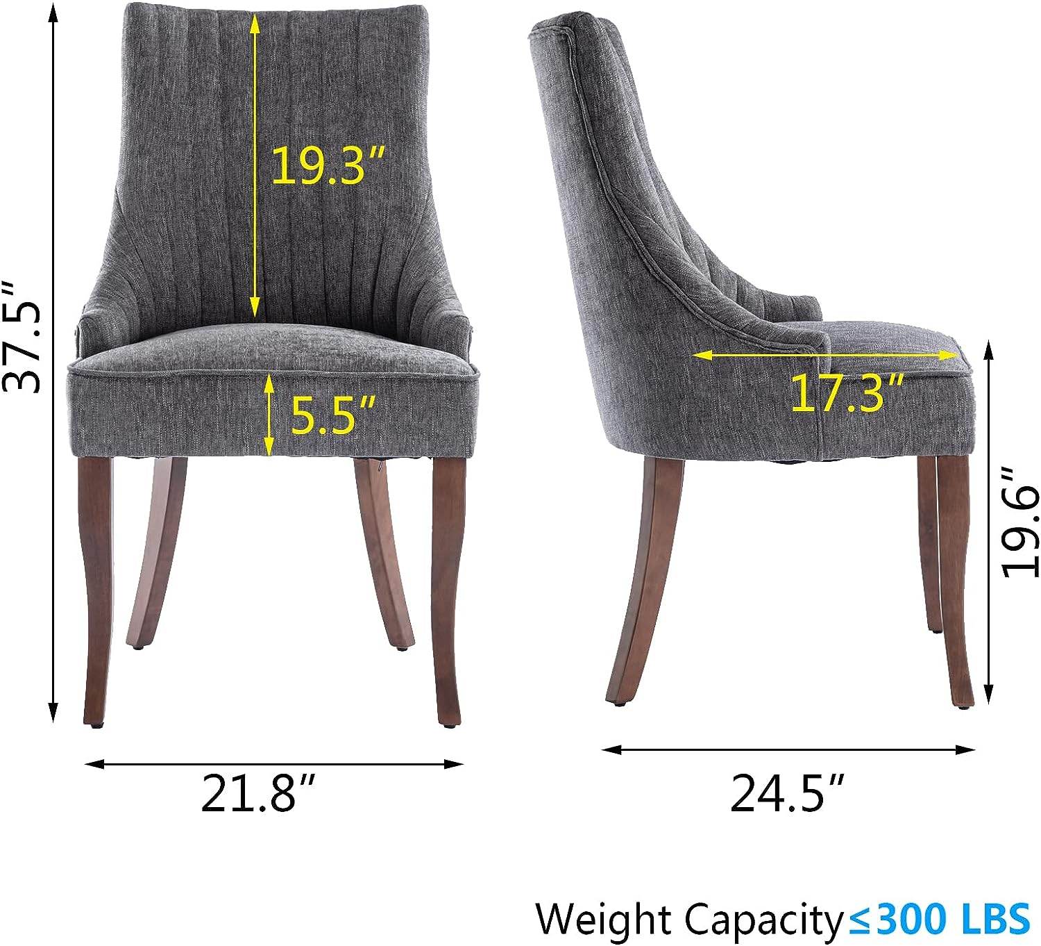 MyDepot Dining Chair 
Weight Capacity≤300 LBS