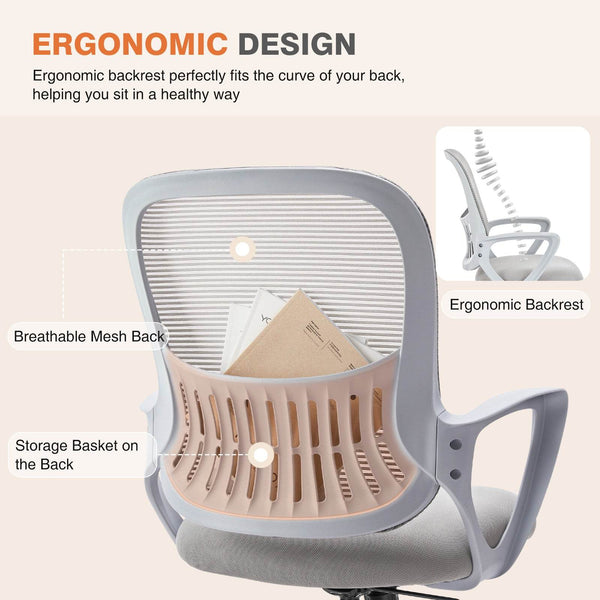 MyDepot Ergonomic Office Mesh Chair 
ERGONOMIC DESIGN