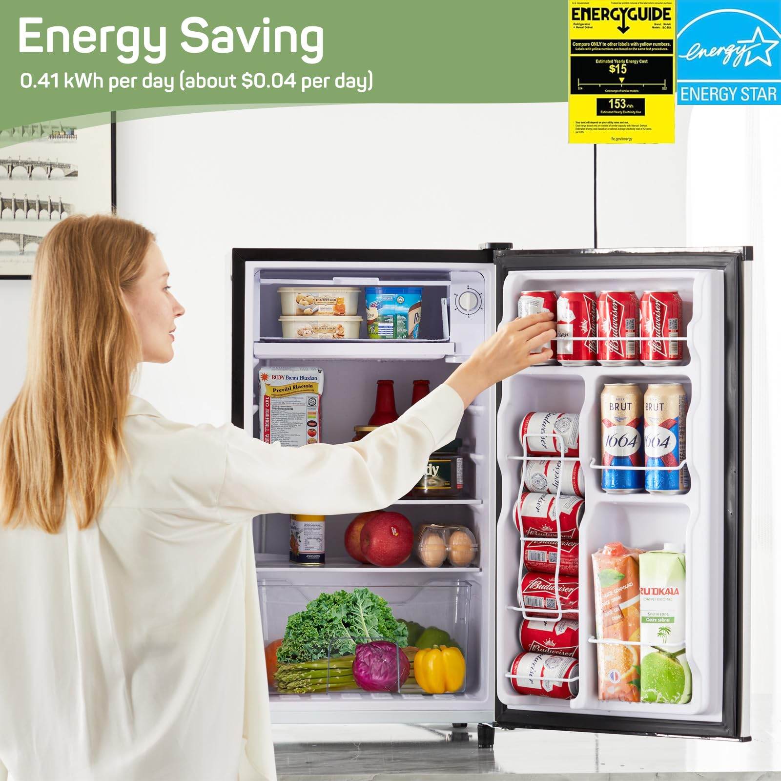 MyDepot Mini Fridge 
Energy Saving