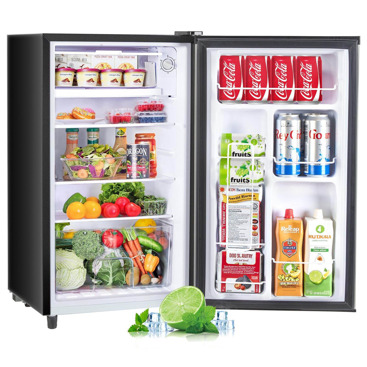 MyDepot Mini Fridge 
Black
SPMD-EAM-X98A-BK