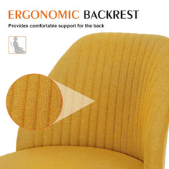 MyDepot Office Armless Desk Chair - 
ERGONOMIC BACKREST