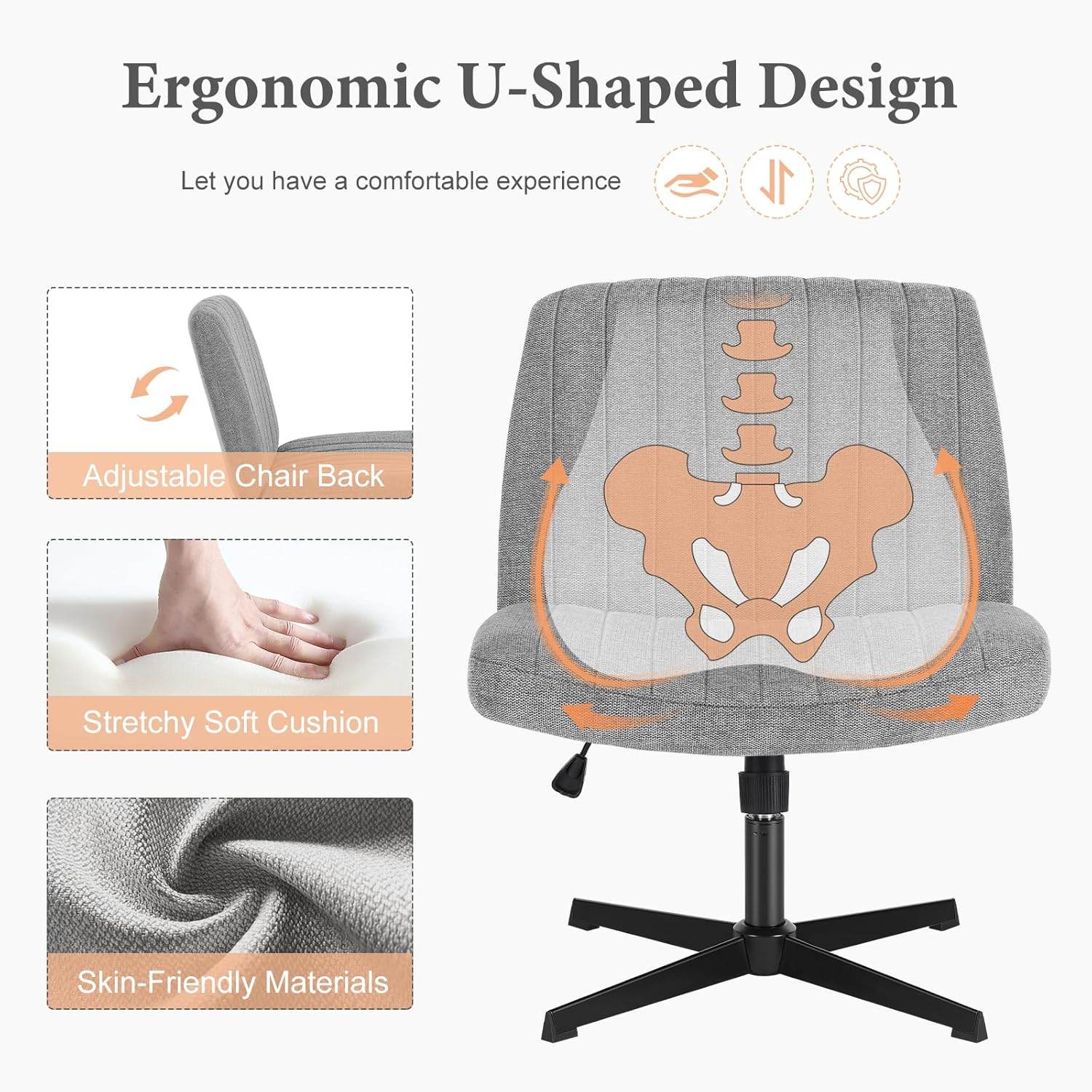 MyDepot Office Chair
Ergonomic U-Shaped Design