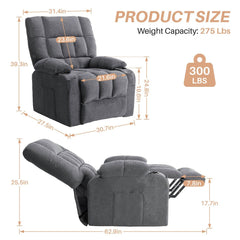 MyDepot Recliner Vibration Massage 
PRODUCTSIZE
Gray