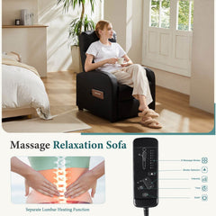 Mydepot Reclining Chair for Living Room with Massage Feature - My Depot