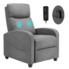 Mydepot Reclining Chair for Living Room with Massage Feature - My Depot