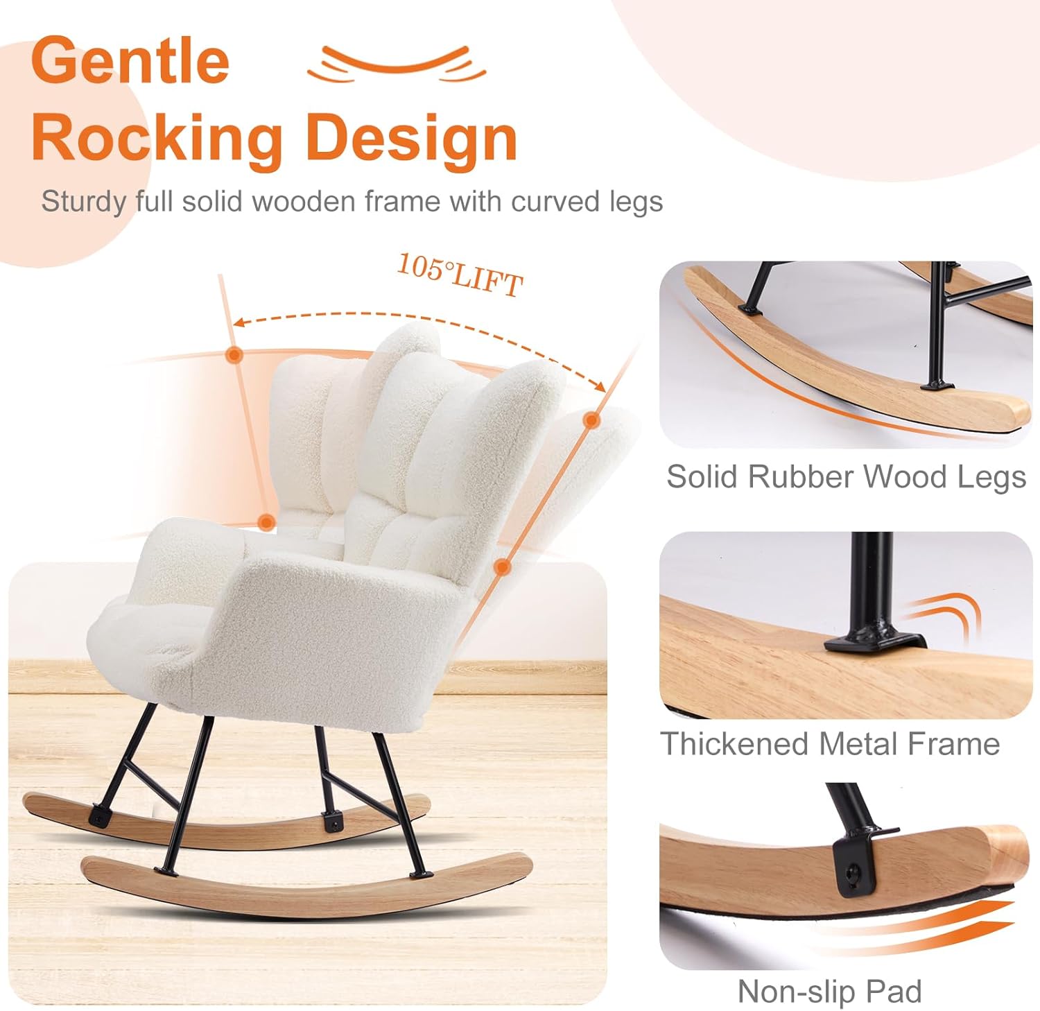 MyDepot Rocking Chair
GentleRocking Design