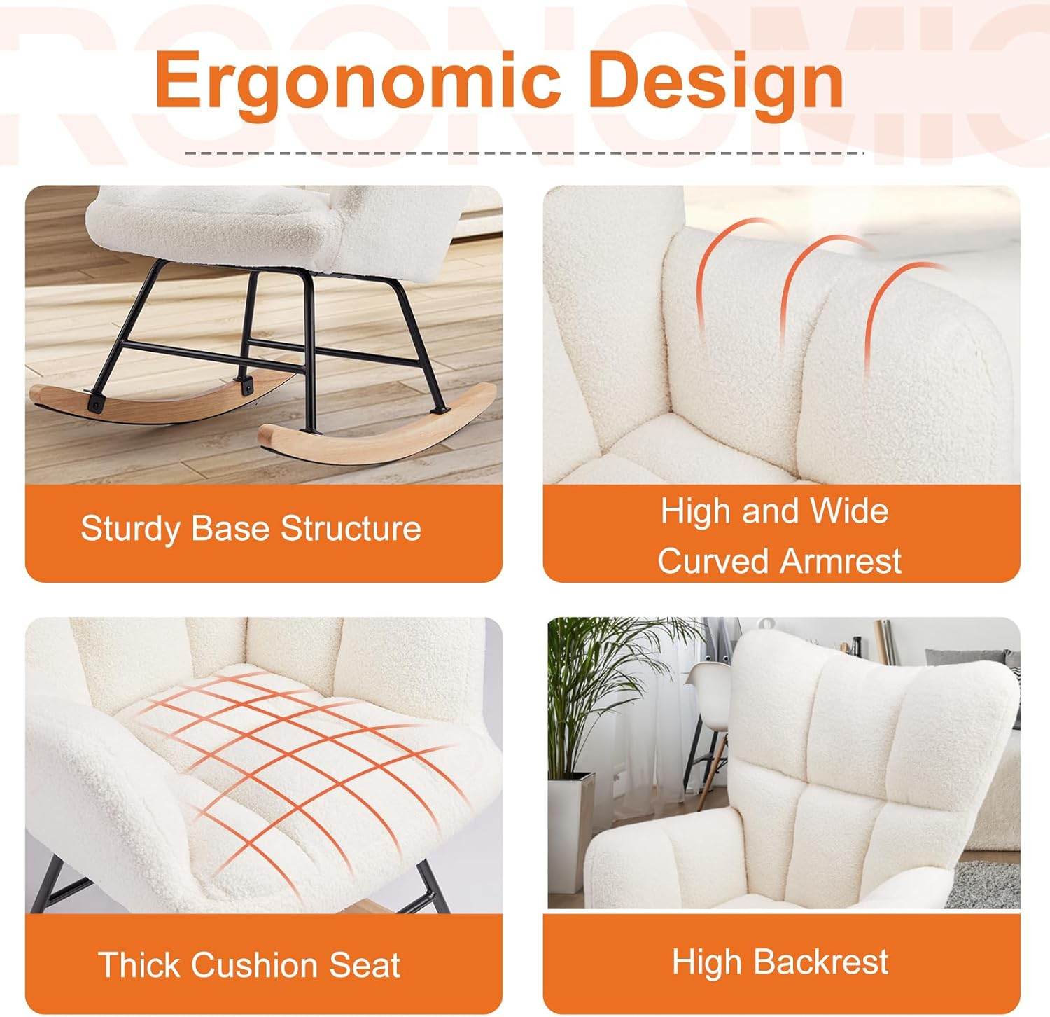 MyDepot Rocking Chair
Ergonomic Design