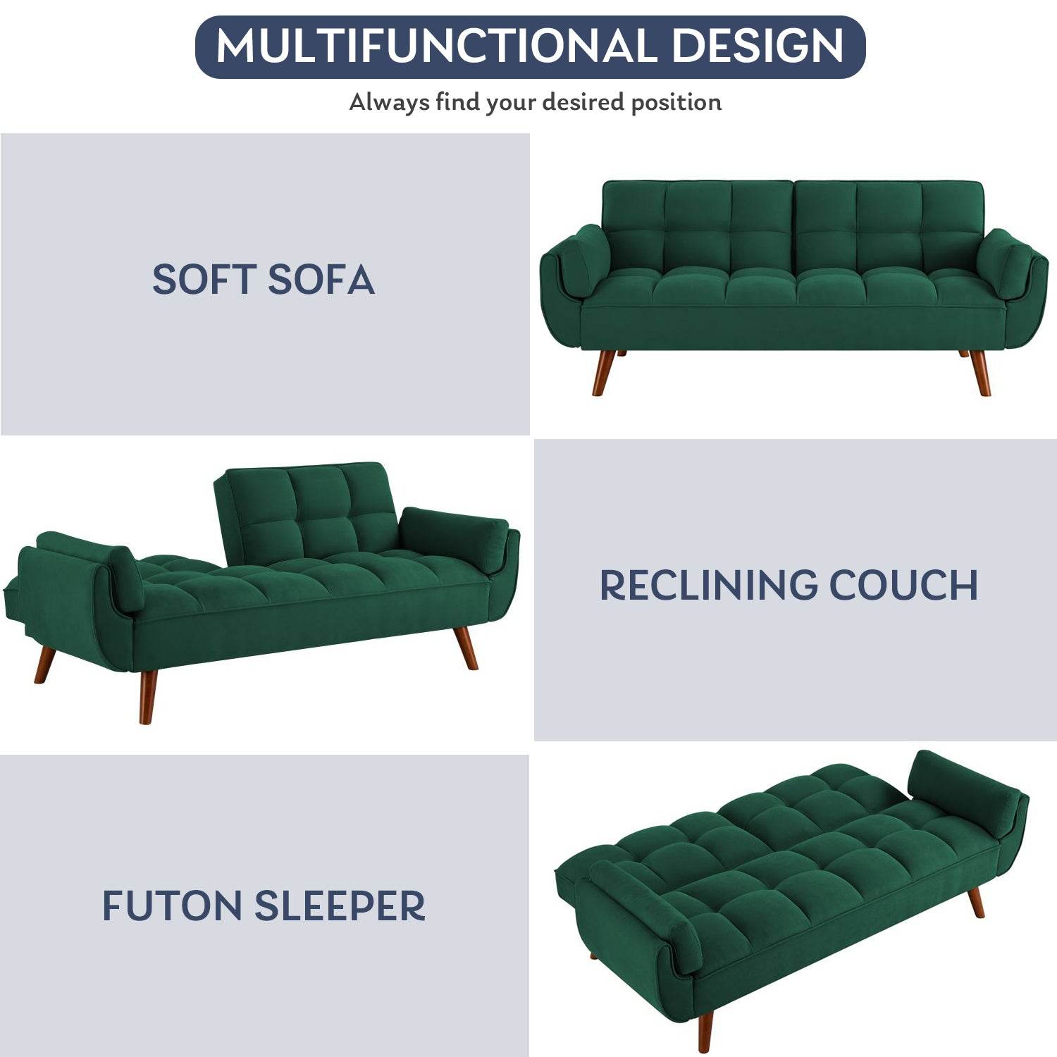 MyDepot Sofa Bed 
MULTIFUNCTIONAL DESIGN