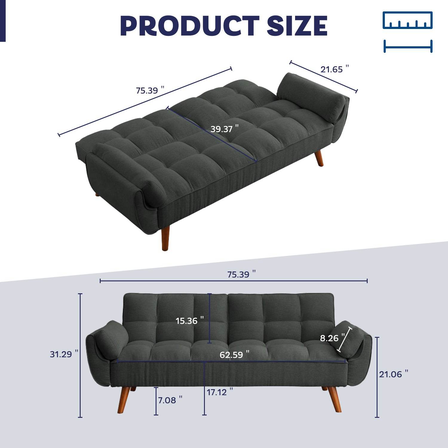 MyDepot Sofa Bed
PRODUCT SIZE