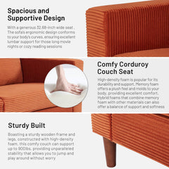 MyDepot Couch Sofa
Spacious andSupportive Design
Comfy CorduroyCouch Seat
Sturdy Built