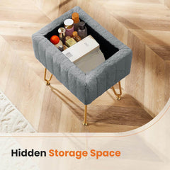 MyDepot Vanity Stool Chair 
Hidden storage space