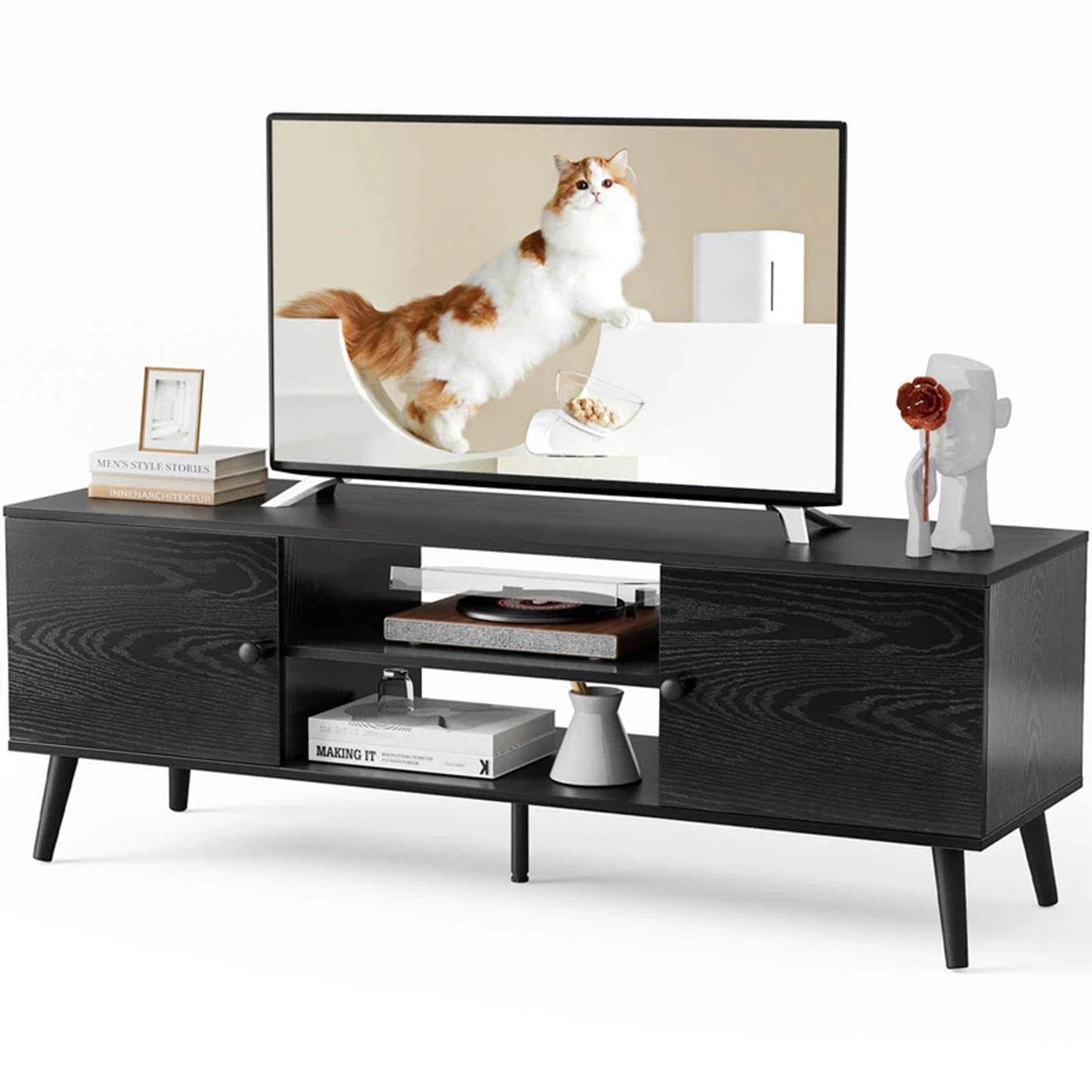 MyDepot Wooden TV Stand 
Black
SPMD-T-TVS-001-BK